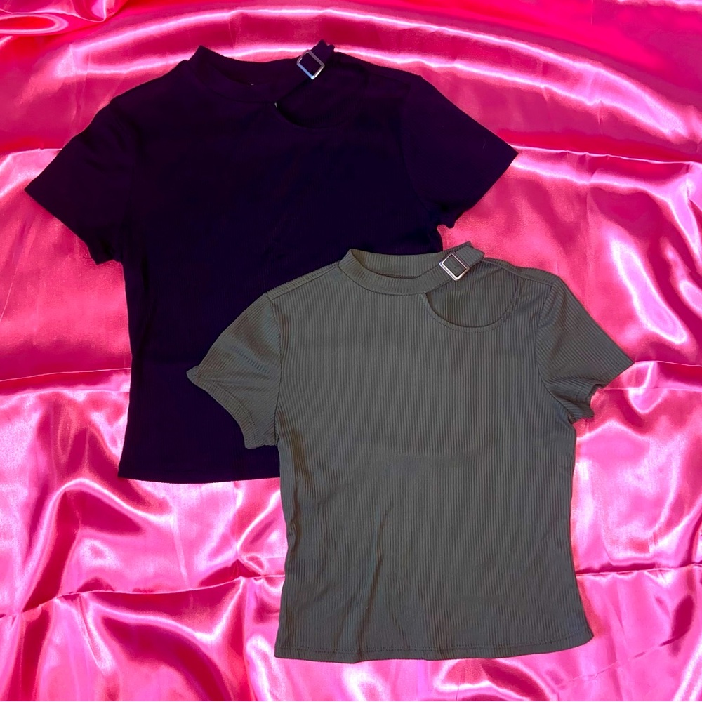 2 PACK OF CROPTOPS!!!!